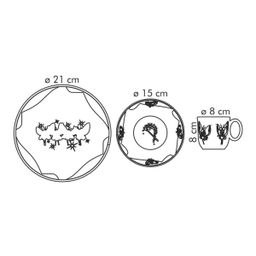 Ess-Set BAMBINI, kleine Feen, 3 St.