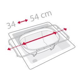 Extendible draining basket GrandCHEF 34x24 cm