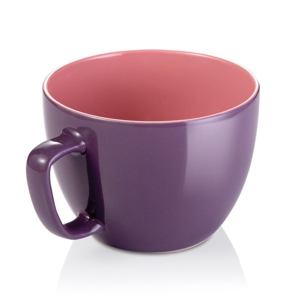 Extragroße Tasse CREMA SHINE, lila