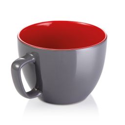 Extragroße Tasse CREMA SHINE, rot