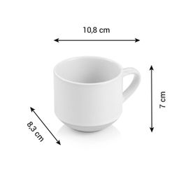 Obraz Filiżanka do cappuccino TAVERNE, cream