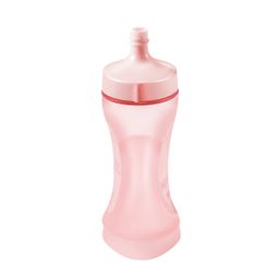 Flexible bottle PAPU PAPI 200 ml, with spoon, pink