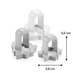 Image of Flexible cookie cutters DELÍCIA, set of 3 pcs, Christmas