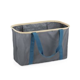 Folding shopping basket Click SHOP!, grey