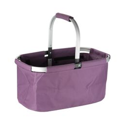 Folding shopping basket SHOP! , purple