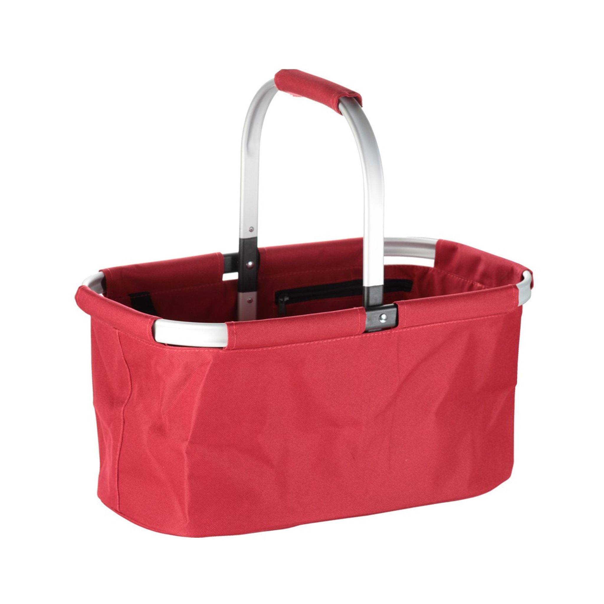 Folding shopping basket SHOP! , red