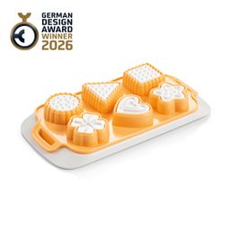 Obraz Forma do wykrawania z pieczątkami DELÍCIA, mix kształtów