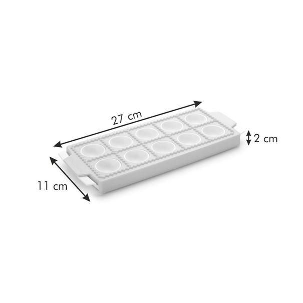 Forma na kulaté ravioli DELÍCIA, 10 ks (obrázek 4)