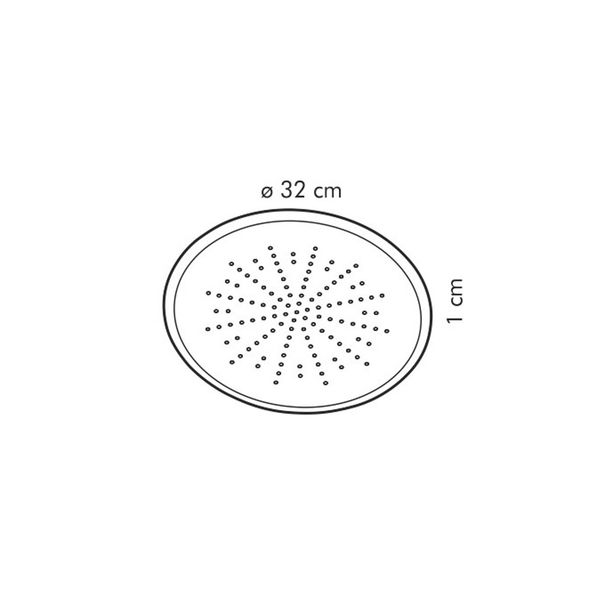 Forma na pizzę perforowana DELÍCIA ø 32 cm (zdjęcie 4)