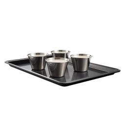 Formas de pudim em aço inoxidável GrandCHEF, 4 pcs