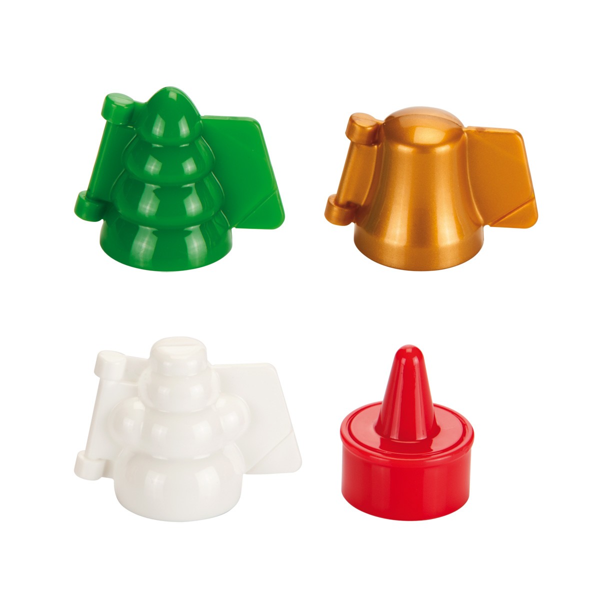 Förmchen für gefülltes Gebäck DELÍCIA, 3 Weihnachtsmotive
