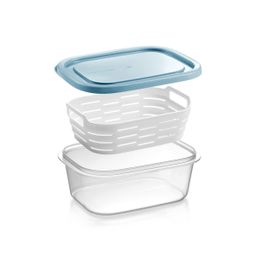 Freezer container with basket 4FOOD 1.0 l