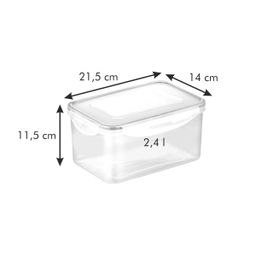 FRESHBOX ételtároló doboz, 2,4 l, mély