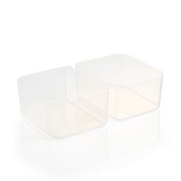 FRESHBOX tárolódoboz 2 tálkával 1,2 l, téglalap alakú