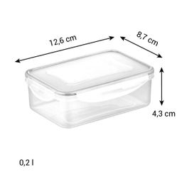 Kép FRESHBOX téglalap alakú ételtároló doboz, 0,2 l