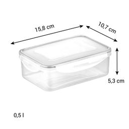 Kép FRESHBOX téglalap alakú ételtároló doboz, 0,5 l