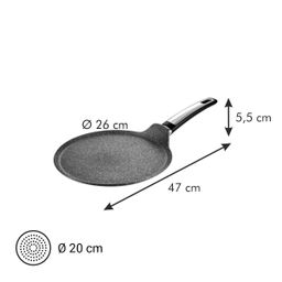 Frigideira p/ crepes i-PREMIUM Stone ø 26 cm