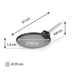 Frigideira para crepes GrandCHEF+ ø 26 cm