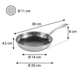 Frying pan SteelCRAFT ø 20 cm