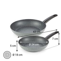 Frying pans FineLINE ø 24 and 28 cm, set of 2