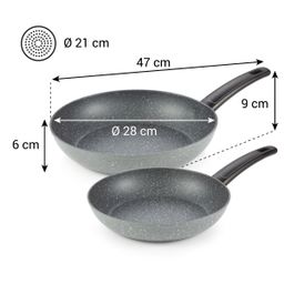 Frying pans FineLINE ø 24 and 28 cm, set of 2