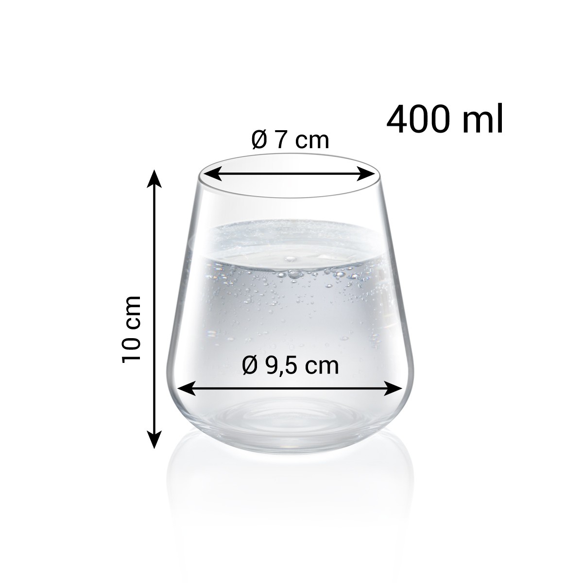 GIORGIO pohár 400 ml, 6 db termék 2. képe