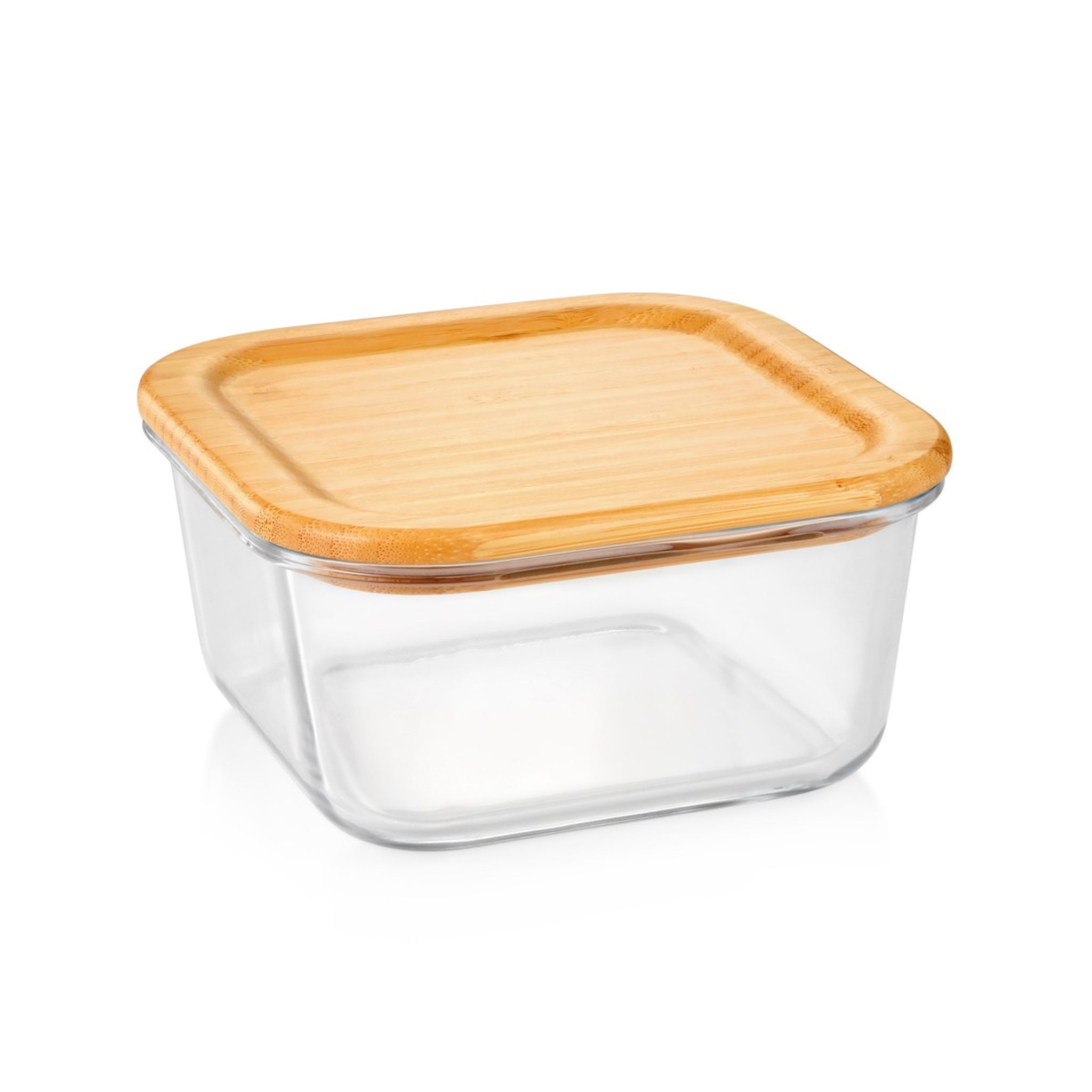 Glass jar ONLINE 1.4 l, square