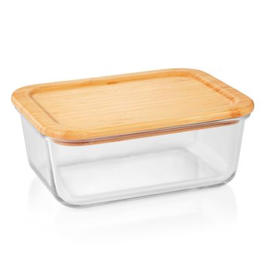 Glass jar ONLINE 1.8 l, rectangular