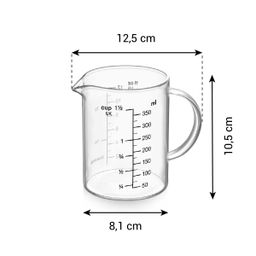 Glass measuring vessel DELÍCIA, 0.35 l