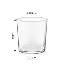 Glass myDRINK Style 350 ml, 6 pcs