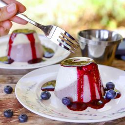 GrandCHEF rozsdamentes acél panna cotta sütőforma, 4 db