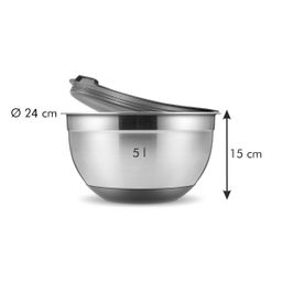 GrandCHEF tál fedővel ø 24 cm, 5,0 l