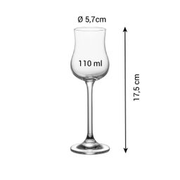 Grappa/rum glass CHARLIE 110 ml