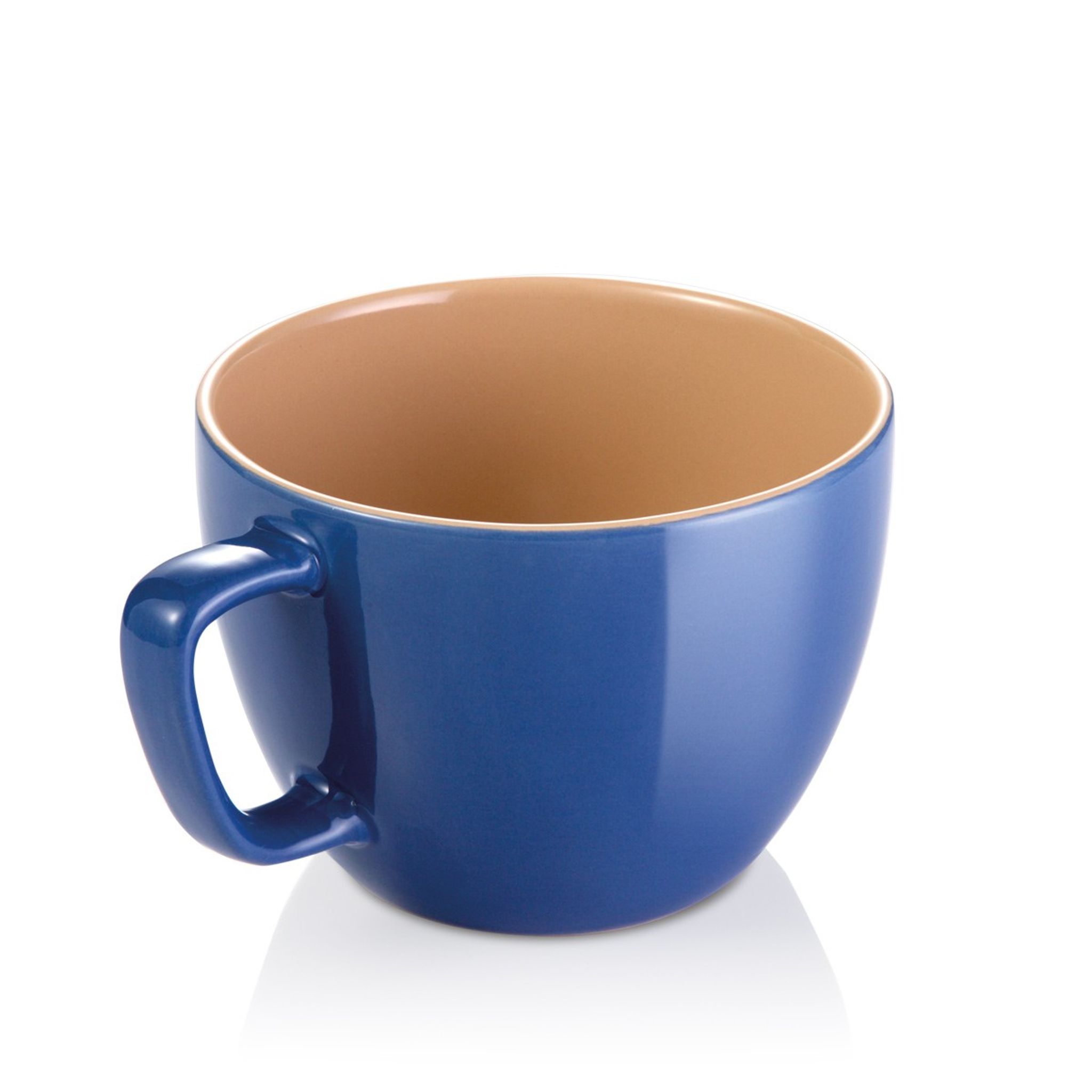 Große Tasse CREMA SHINE, blau