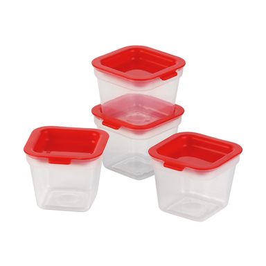 Image of Healthy mini containers for the freezer PURITY 120 ml, 4 pcs
