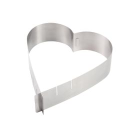 Image of Heart-shaped adjustable baking frame DELÍCIA