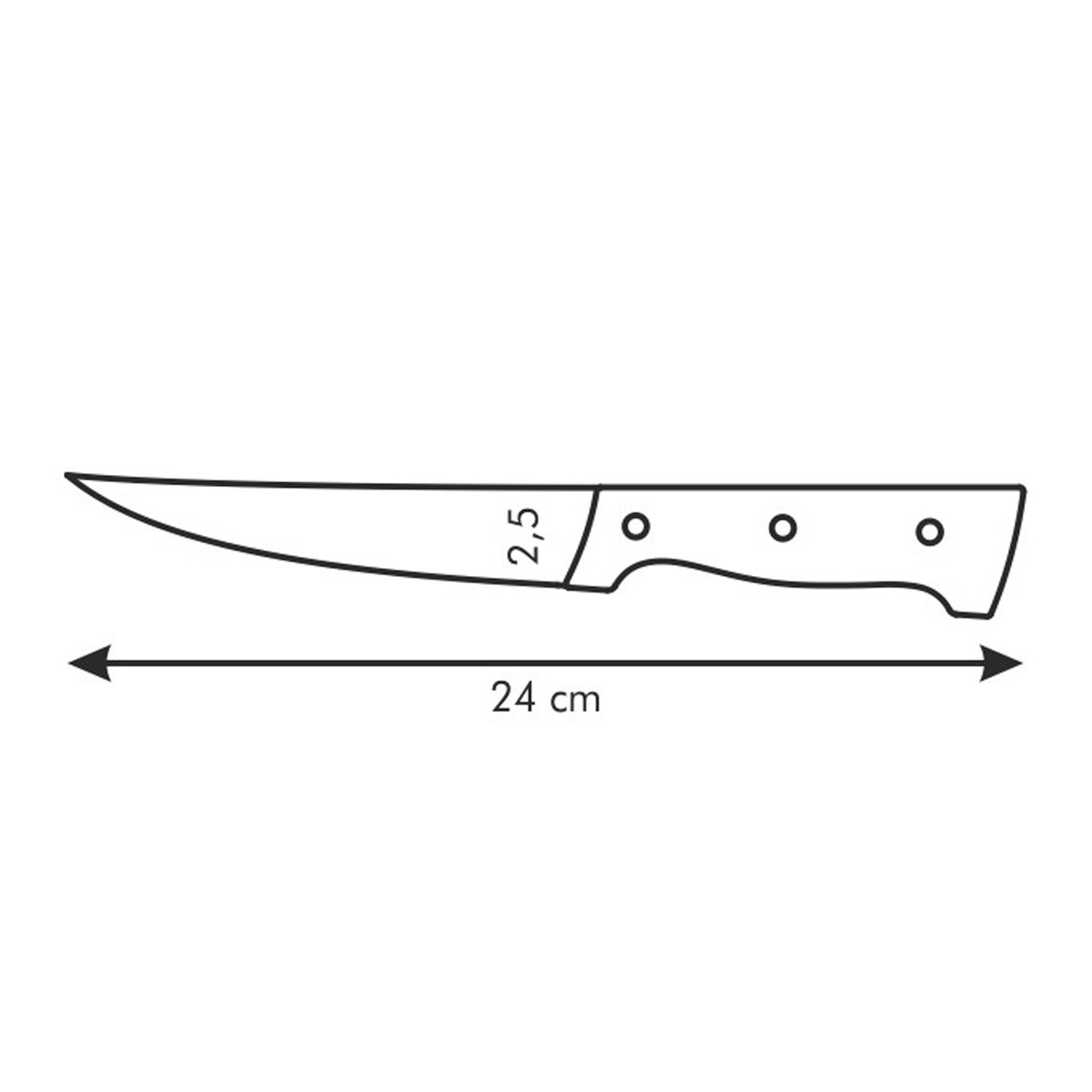 HOME PROFI steakkés 13 cm termék 2. képe