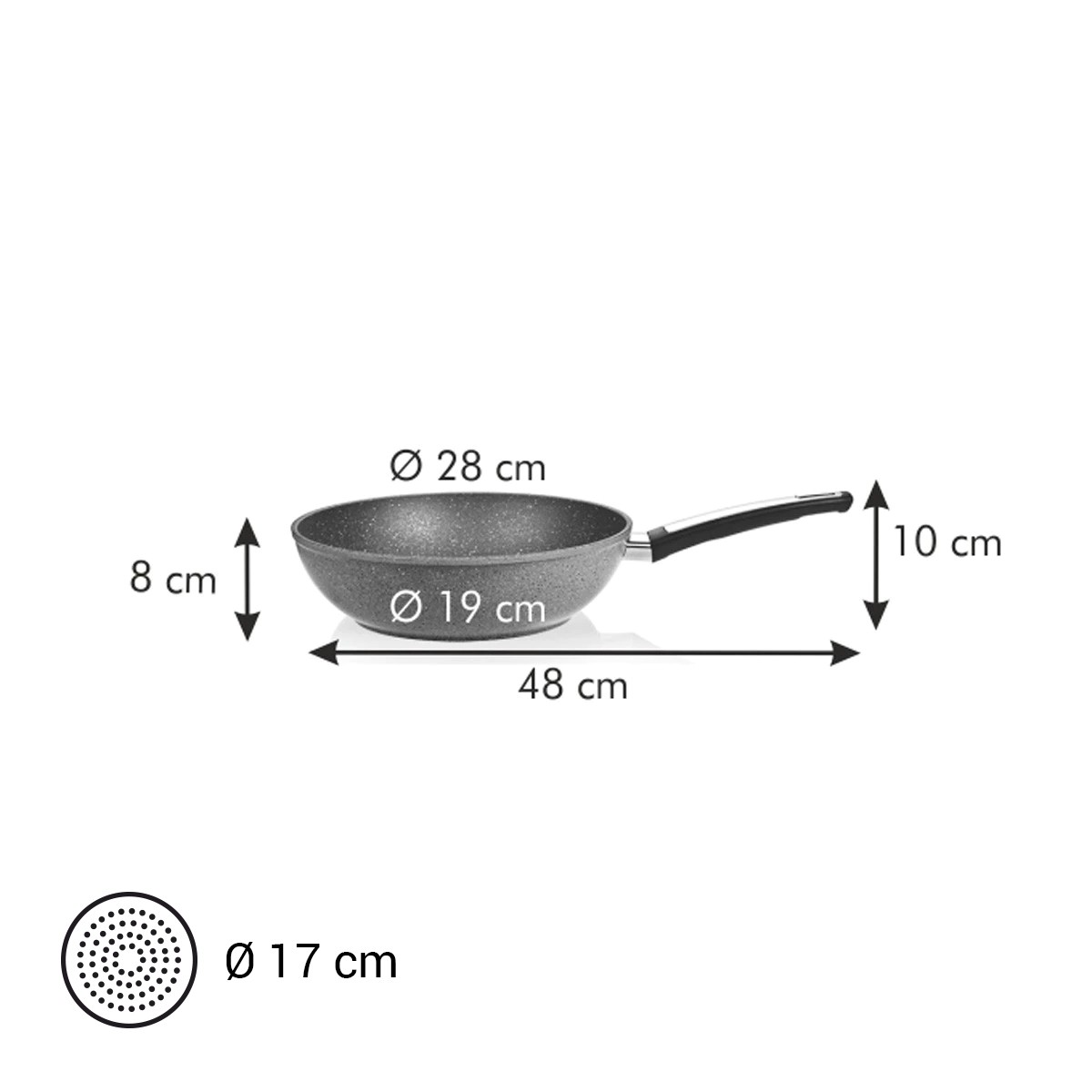 I-PREMIUM Stone Wok ø 28 Cm