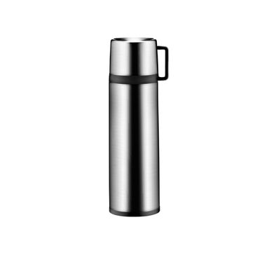 Isolierflasche mit Tasse CONSTANT 0,5 l, aus Edelstahl