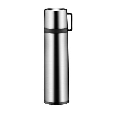 Isolierflasche mit Tasse CONSTANT 1,0 l, aus Edelstahl