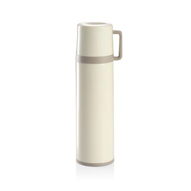 Isolierflasche mit Tasse CONSTANT CREAM 0,7 l, aus Edelstahl