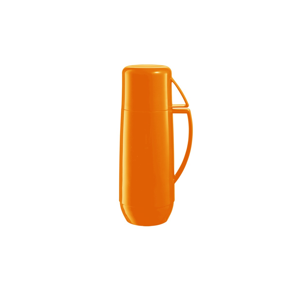 Isolierflasche mit Tasse FAMILY COLORI 0,15 l, orange