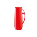 Isolierflasche mit Tasse FAMILY COLORI 0,3 l, rot