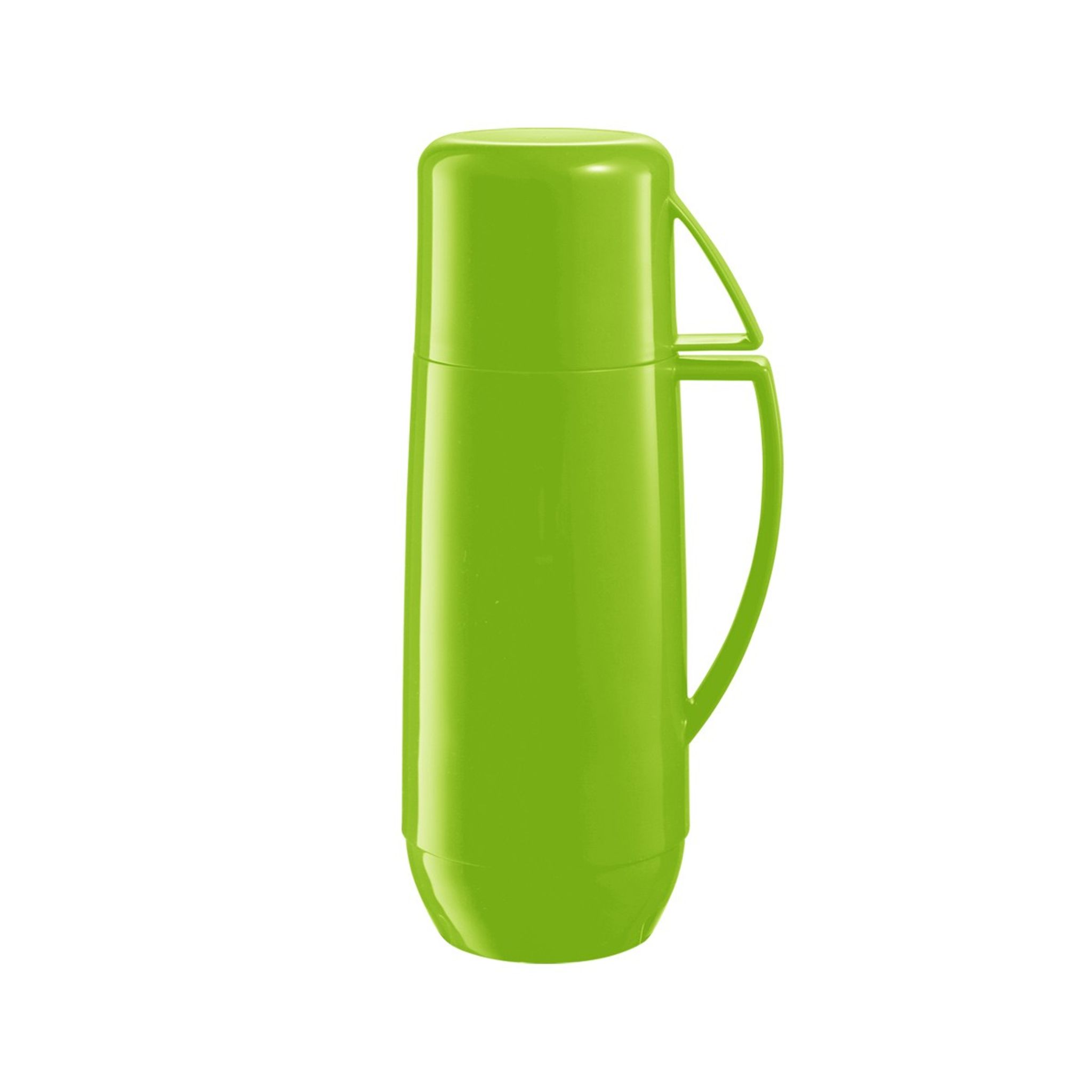 Isolierflasche mit Tasse FAMILY COLORI 0,75 l, grün
