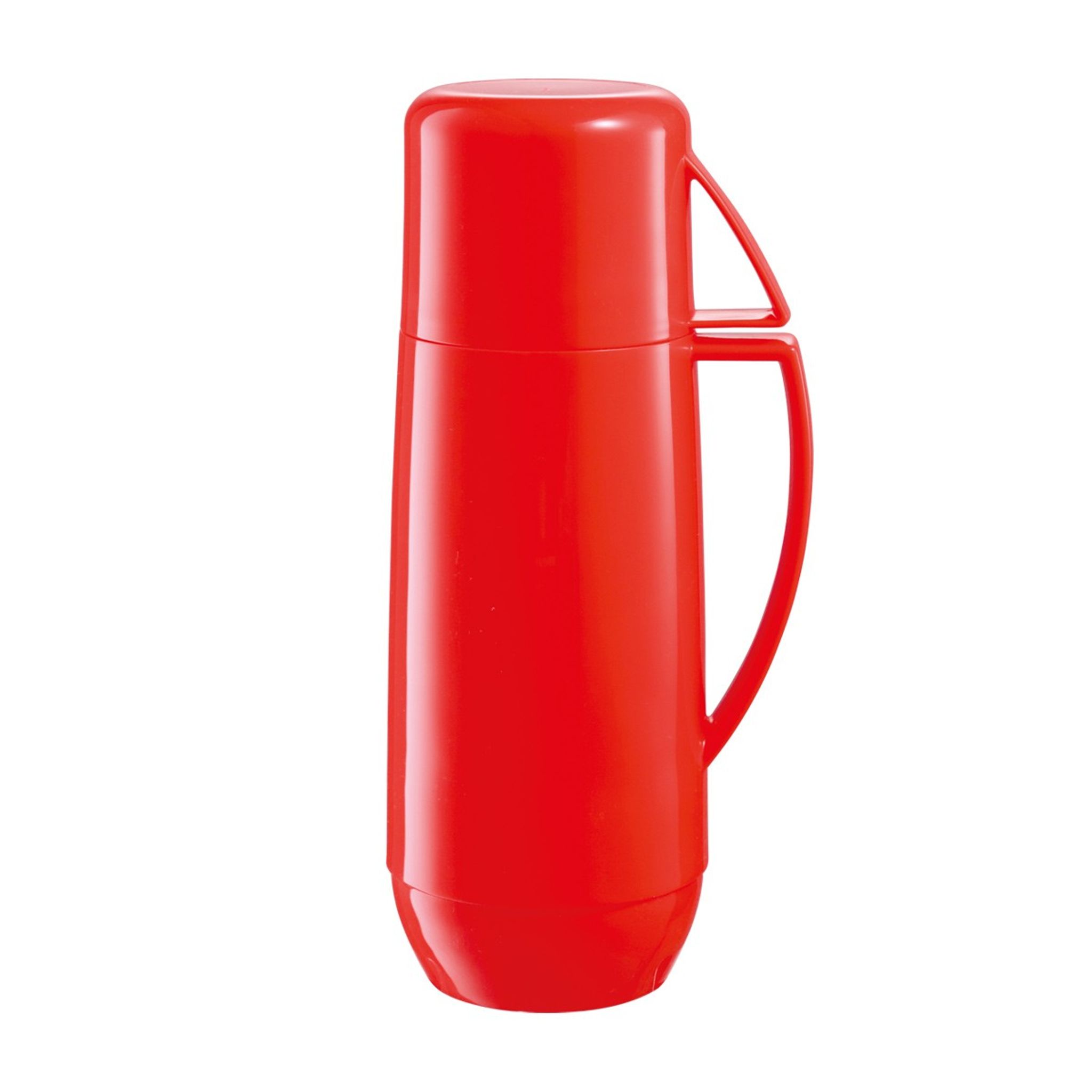 Isolierflasche mit Tasse FAMILY COLORI 1,0 l, rot