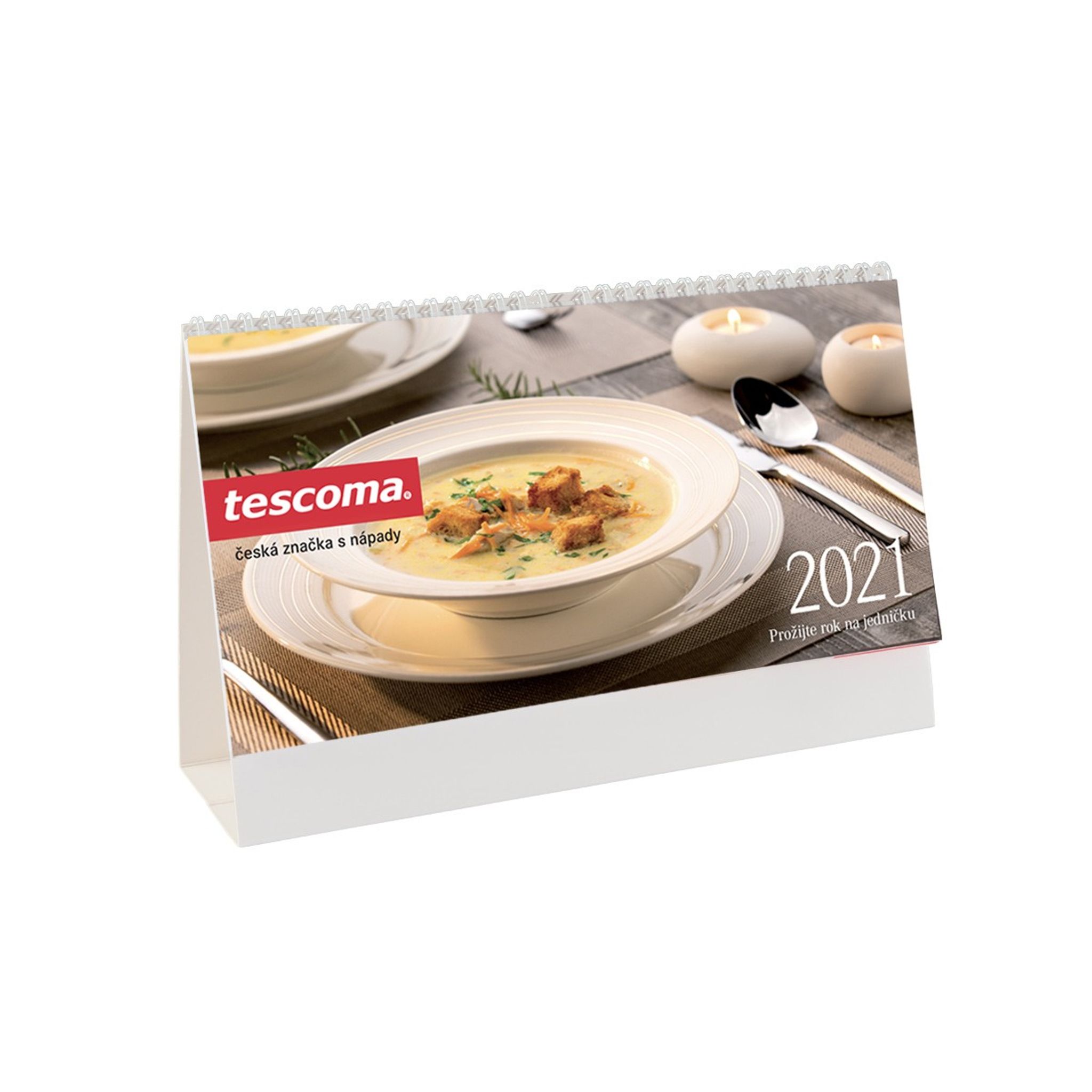Kalendář s kuchařkou TESCOMA 2021