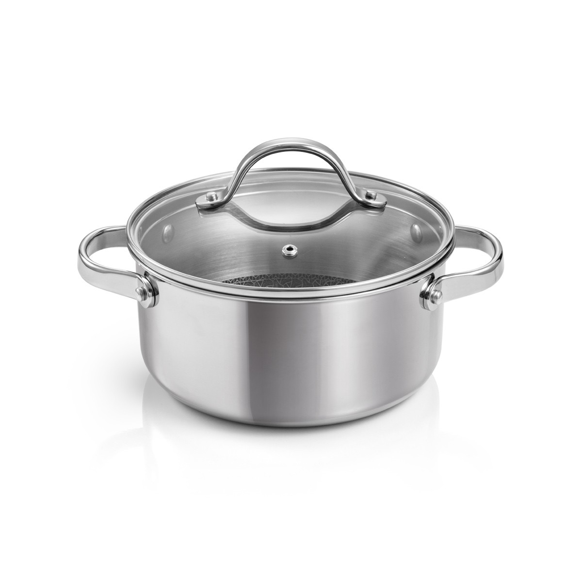 Kasserolle SteelCRAFT mit Deckel ø 20 cm, 3,0 l