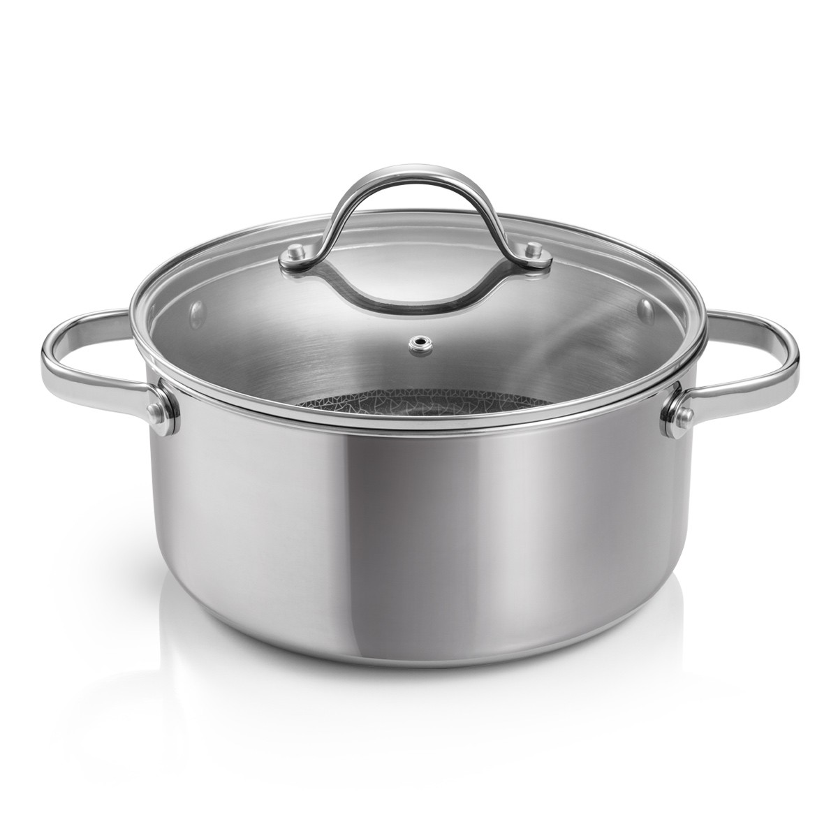 Kasserolle SteelCRAFT mit Deckel ø 24 cm, 5,0 l
