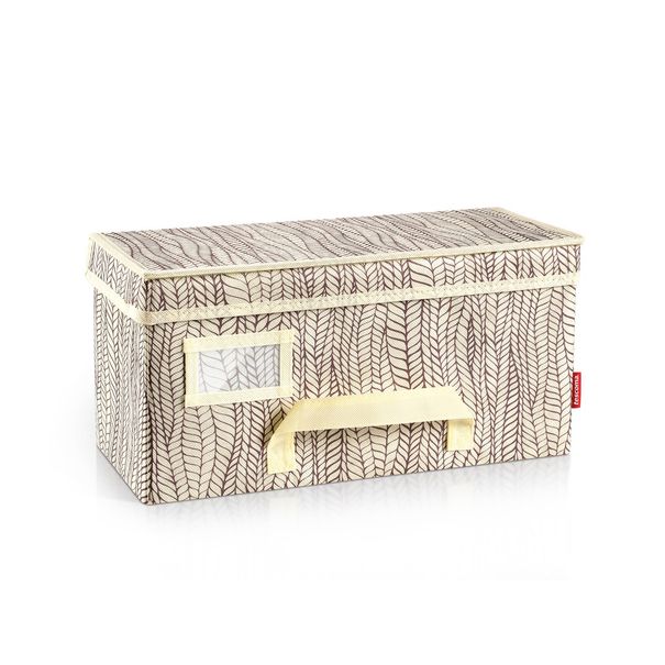 Kasten für Kleidung FANCY HOME 40 x 18 x 20 cm, cremefarbig