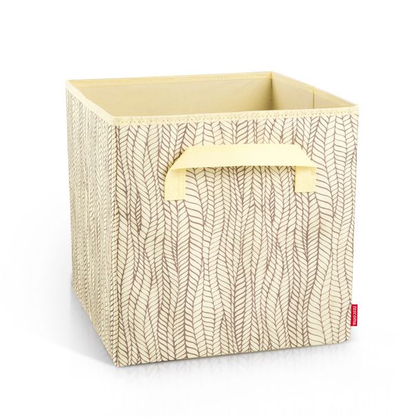Kasten ohne Deckel FANCY HOME 30 x 30 x 30 cm, cremefarbig